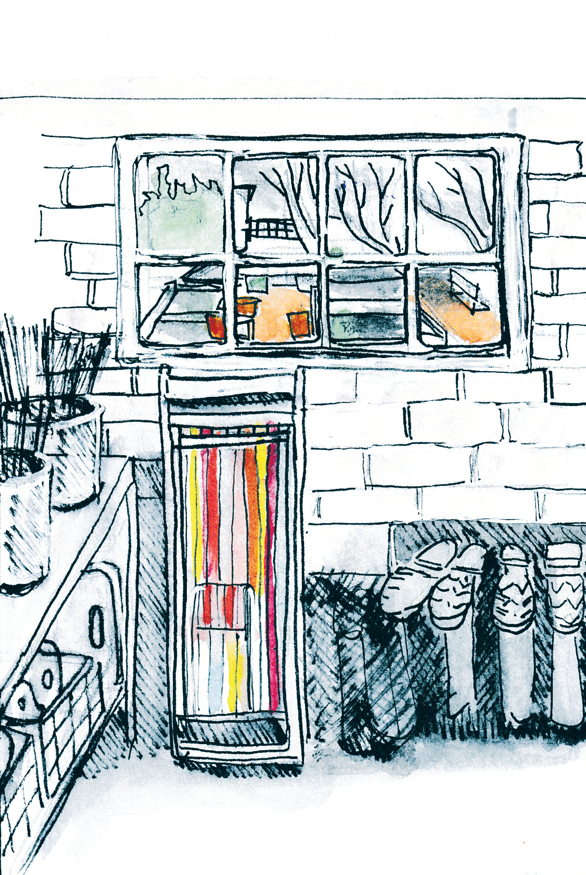 Garden Shed illustrated card - a short print run from my artwork